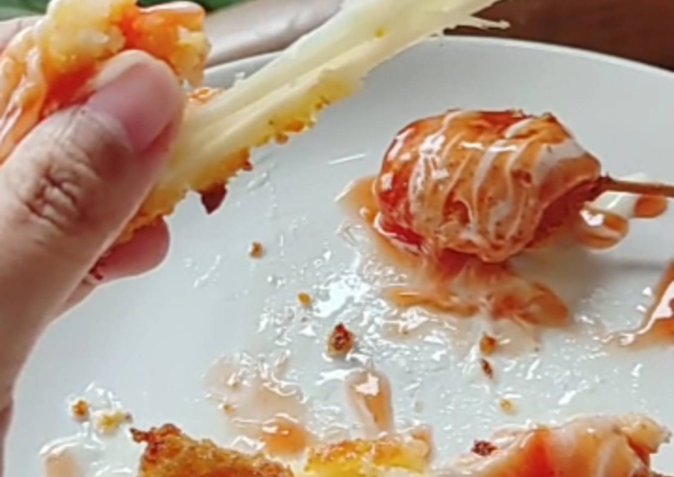 Corndog: Mozzarella-Sosis (Takaran Sendok) Ide Jualan