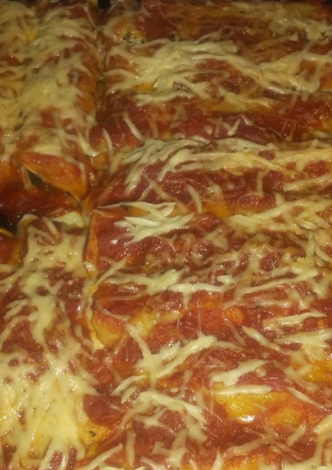 Una foto de Canelones de acelga y ricota😋