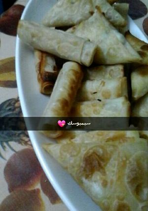 صورة لوصفة سمبوسك بالجبنة 👍