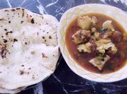 A picture of onion garlic chapatis