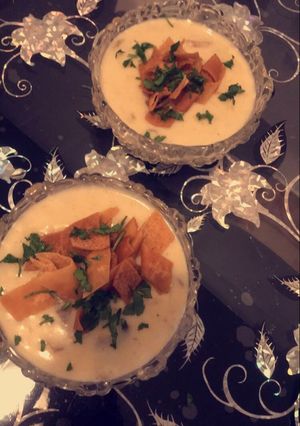 صورة لوصفة شوربة الفطر