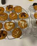 Galletas saludables de calabaza y especias navideñas