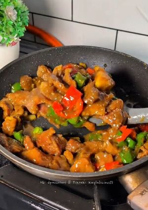 Foto resep Cah Sapi Cabai