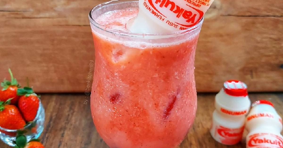 Resep Strawberry Yakult Oleh Beekitchen Cookpad 6002