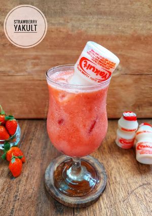 Foto resep Strawberry Yakult