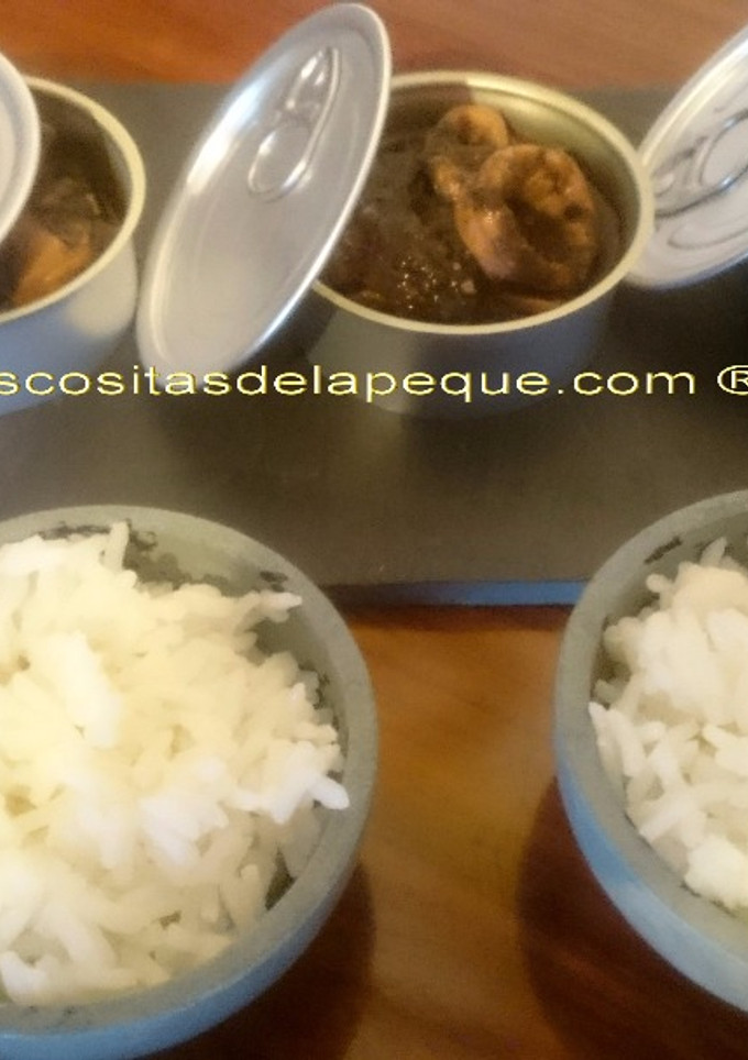 Una foto de Calamares en su tinta con Thermomix