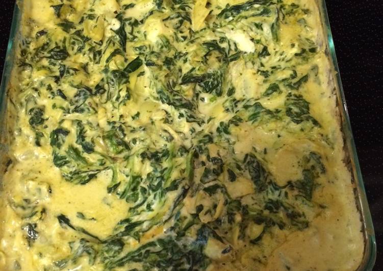 Easy Spinach Artichoke  Dip