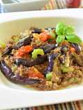 Light Eggplant Mapo with Chili Powder and Mentsuyu