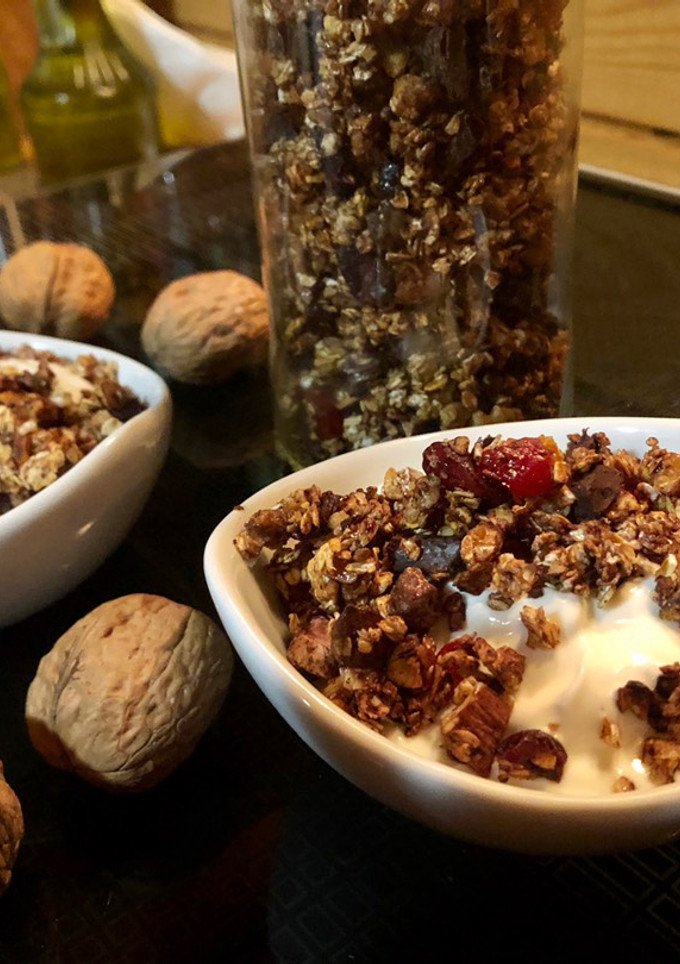 Una foto de Granola casera