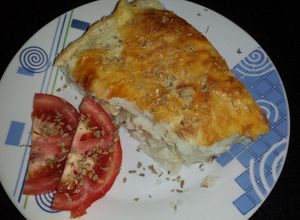 Una foto de Pastel de pescado y papas
