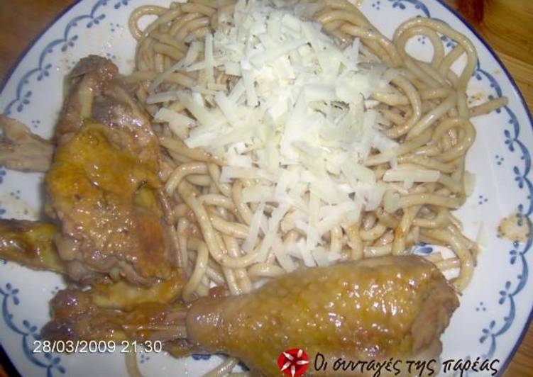 Recipe of Homemade Rooster pastitsada