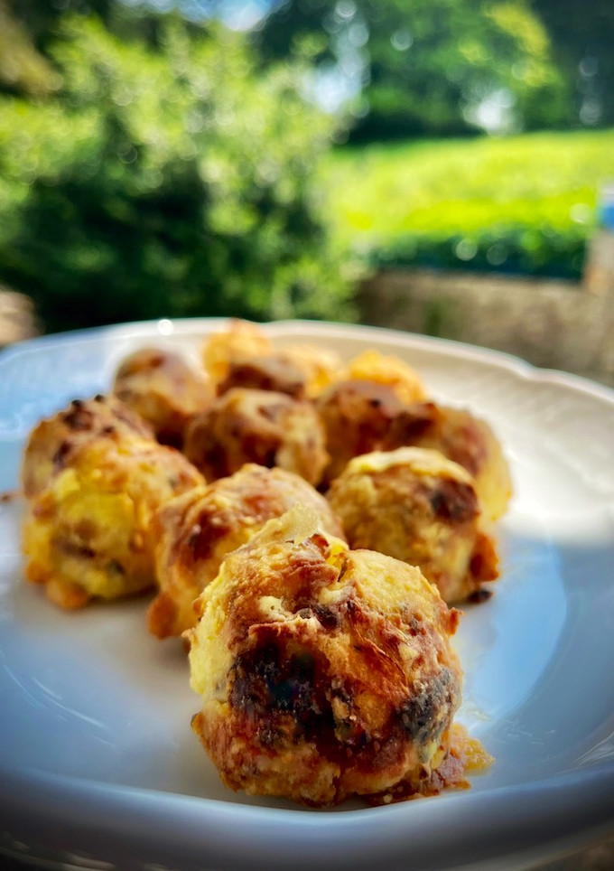Una foto de Bolitas de lubina (en airfryer) —receta de aprovechamiento—