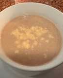 SOPA DE CEBOLLA Y QUESO en sopera