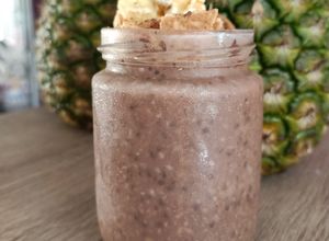 Foto resep Choco Overnight Oatmeal with Chia Seed