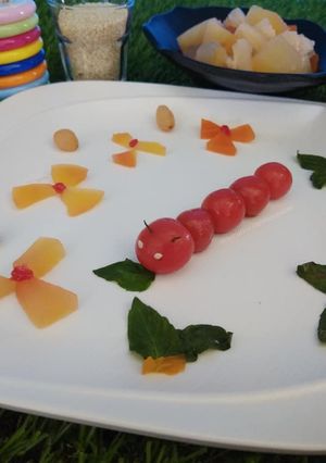 चेरी कैटरपिलर (Cherry Caterpillar recipe in hindi) रेसिपी मुख्य फोटो