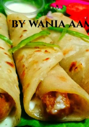 A picture of Mayo kabab paratha.
