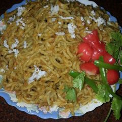 A picture of Tomato Sauced noodles...