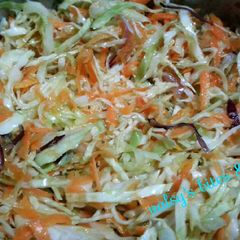 Carrots with cabbage A picture of Carrots with cabbage.