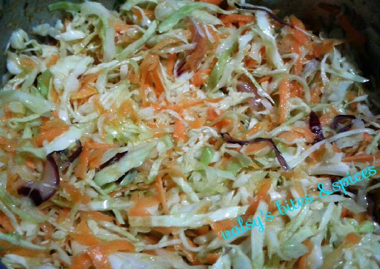 Carrots with cabbage