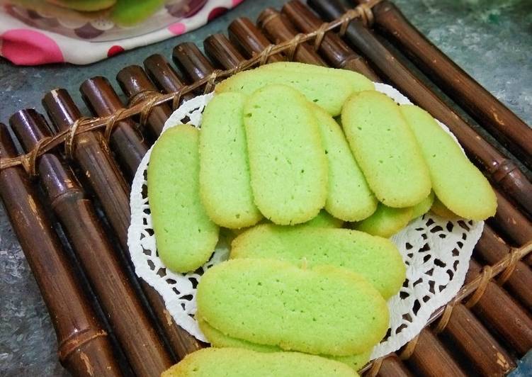 Bagaimana Menyiapkan 84. Lidah Kucing Pandan Anti Gagal