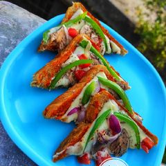 A picture of Bread pizza.
