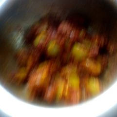 A picture of Raw tomatoe sabzi.