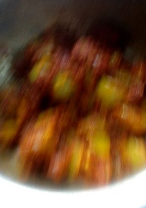 A picture of Raw tomatoe sabzi.