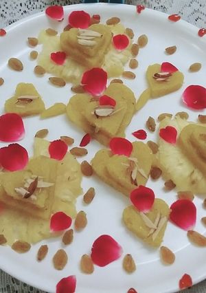 A picture of Pineapple Halwa.