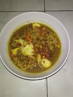 Foto resep Mie Kuah Kare Ala Indomie