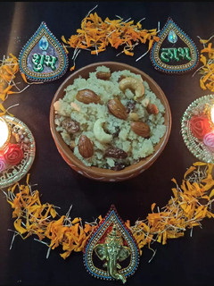 A picture of Suji Halwa.