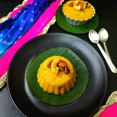 A picture of Rava Kesari.