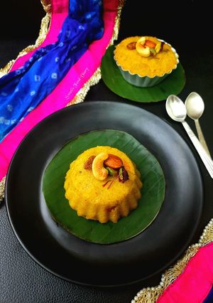 A picture of Rava Kesari.