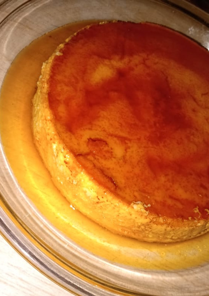 Una foto de Flan Napolitano