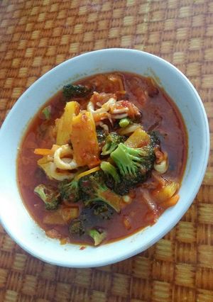 Foto resep Cumi saos pedas manis