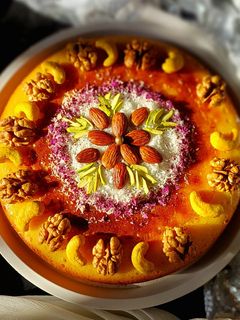 عکسی از دستور 🌸کماج مازندارن با آرد برنج🌸