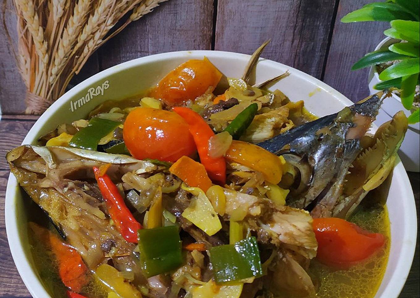 Pindang Kepala Tenggiri Bumbu Iris