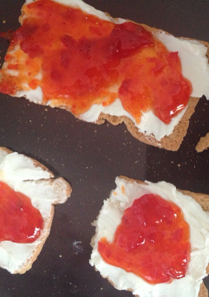 Una foto de Mermelada de pimientos rojos