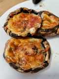 เห็ด Portobello อบชีสมอสซาเรลล่า