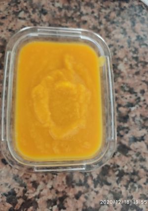 Una foto de Crema de calabaza y puerro