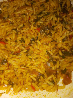 A picture of Jollop din Shinkafa.
