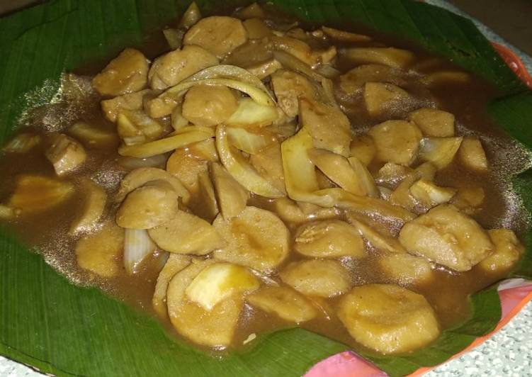 Bakso Bombay teriyaki mudah murah enak