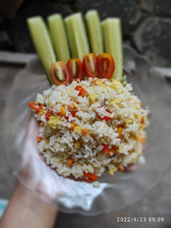 Foto resep Nasi goreng teri nasi