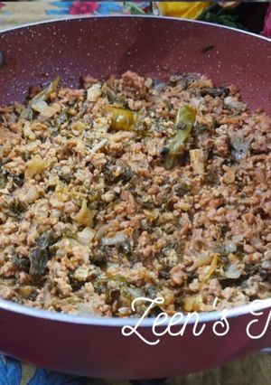 A picture of Hyderabadi Tala huwa Kheema.