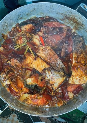 Hình của món Cá kho tộ.