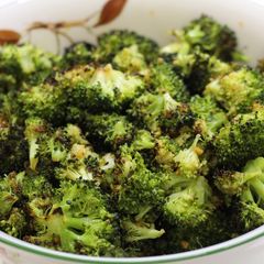 A picture of Roasted Broccoli with Citrus and Ginger.