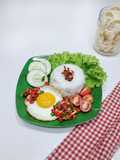 Nasi Telur Ceplok Dengan Scallion Oil