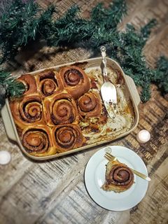Φωτογραφία της συνταγής Ρολάκια κανέλας (cinnamon rolls)