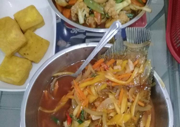 Resep Gurame saos mangga Lezat