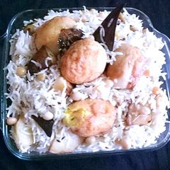 A picture of White Biryani.