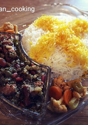 عکسی از دستور خورشت كرفس با بوقلمون